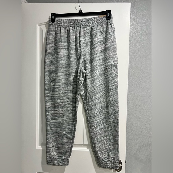 NEW NWT‎ VS Victoria secret sweats joggers L large heather light grey - Picture 1 of 8